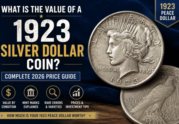 value of a 1923 silver dollar coin