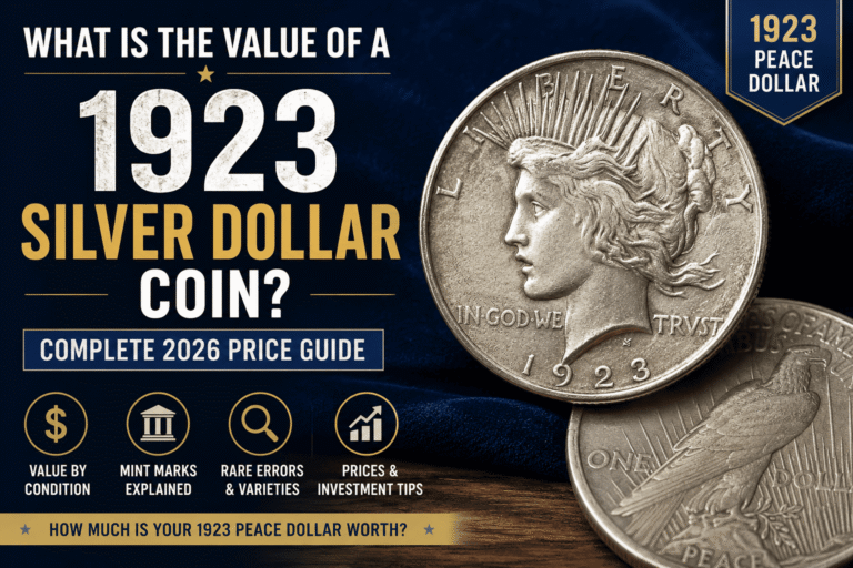 value of a 1923 silver dollar coin
