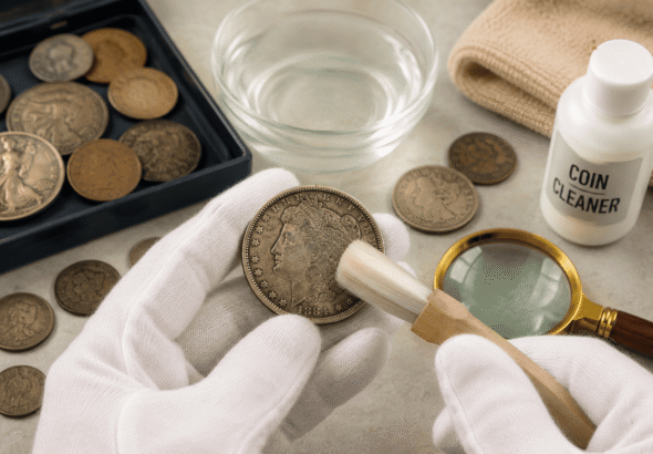 How to clean old coins