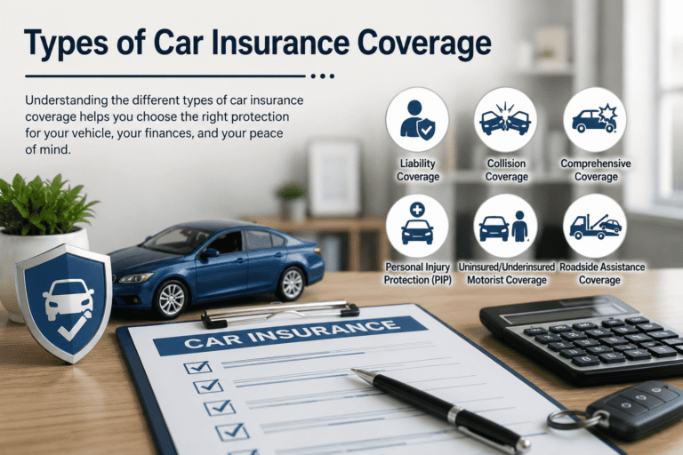types of car insurance coverage