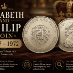 Elizabeth and Philip Coin 1947 1972
