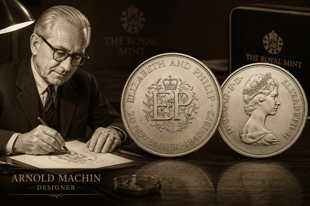 Royal Mint announced and struck this coin in 1972