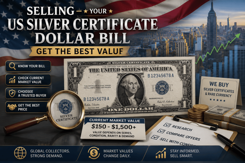 Where to Check and Sell Silver Certificates in the USA