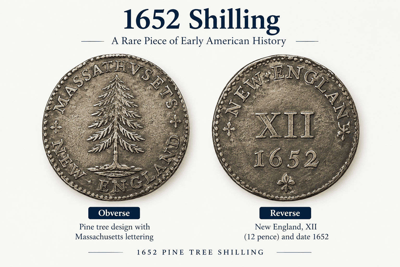 1652 shilling value and history