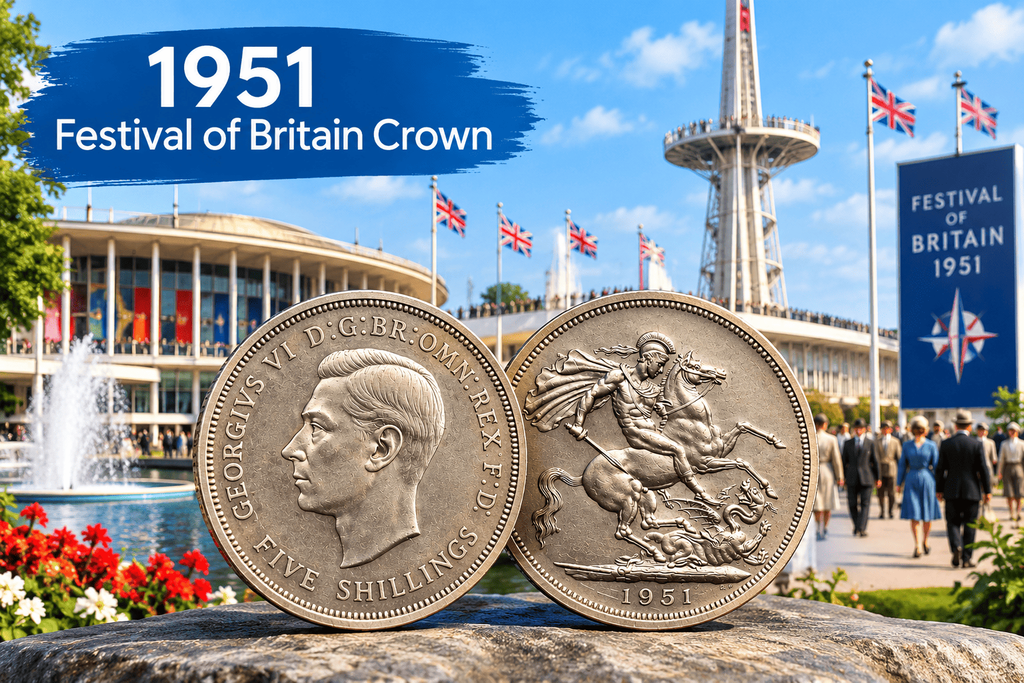 What Is the 1951 five shillings Festival of Britain Crown