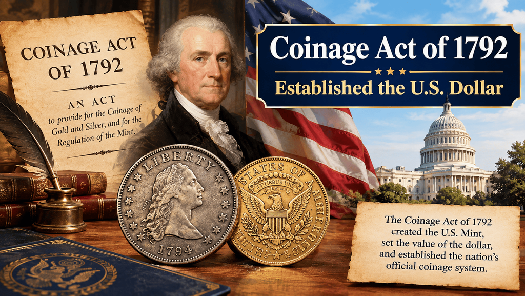 Coinage Act of 1792 established the US dollar