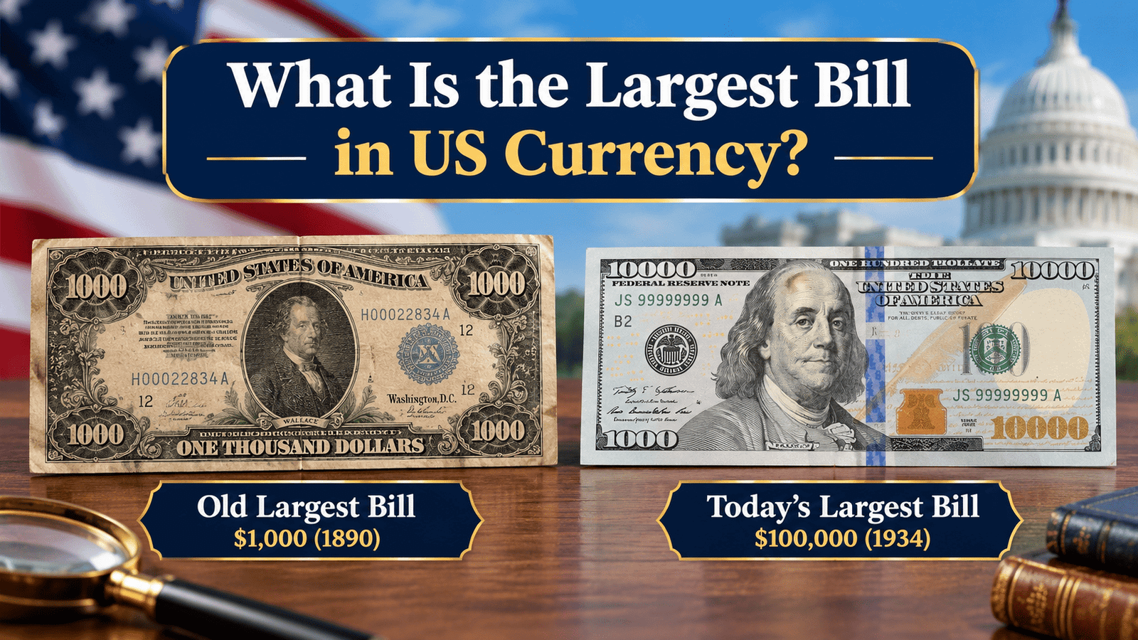 What Is the Largest Bill in US Currency